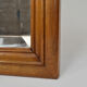 Miroir trumeau Art Nouveau sculpté de vigne, en noyer et loupe