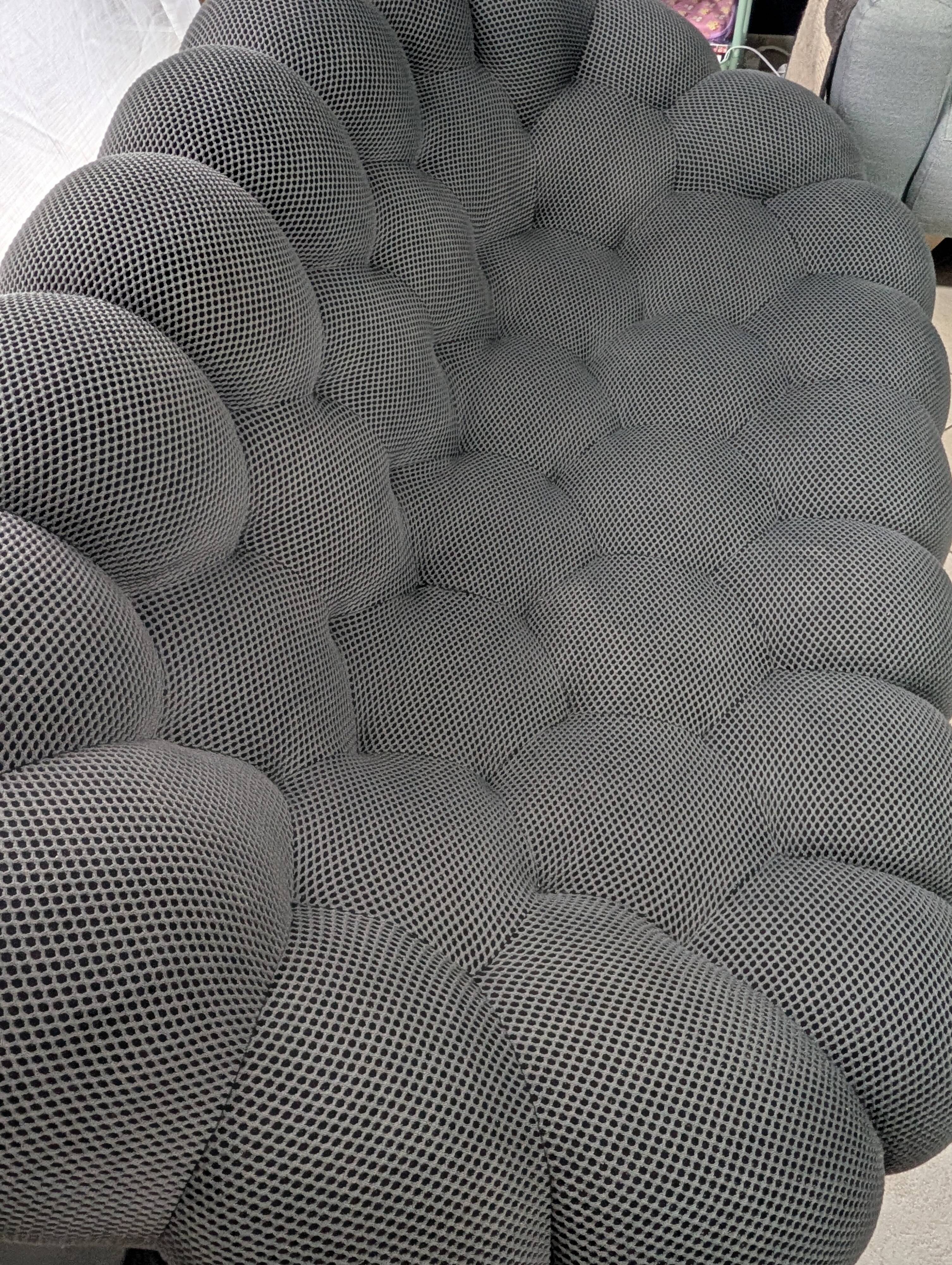Bubble 2-seater sofa by Sacha Lakic for Roche Bobois – 3D Grey fabric