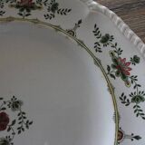 Round plate from the English Manufacture Minton model Venetia.