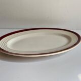 Sarreguemines oval dish