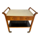 Scandinavian modern teak serving cart with drawers, Sweden, 1950s