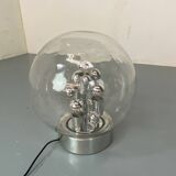 Vintage space age sputnik globe table floor lamp from doria leuchten, 1970s
