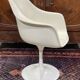 Swivel tulip chair in fiberglass from the 1970s