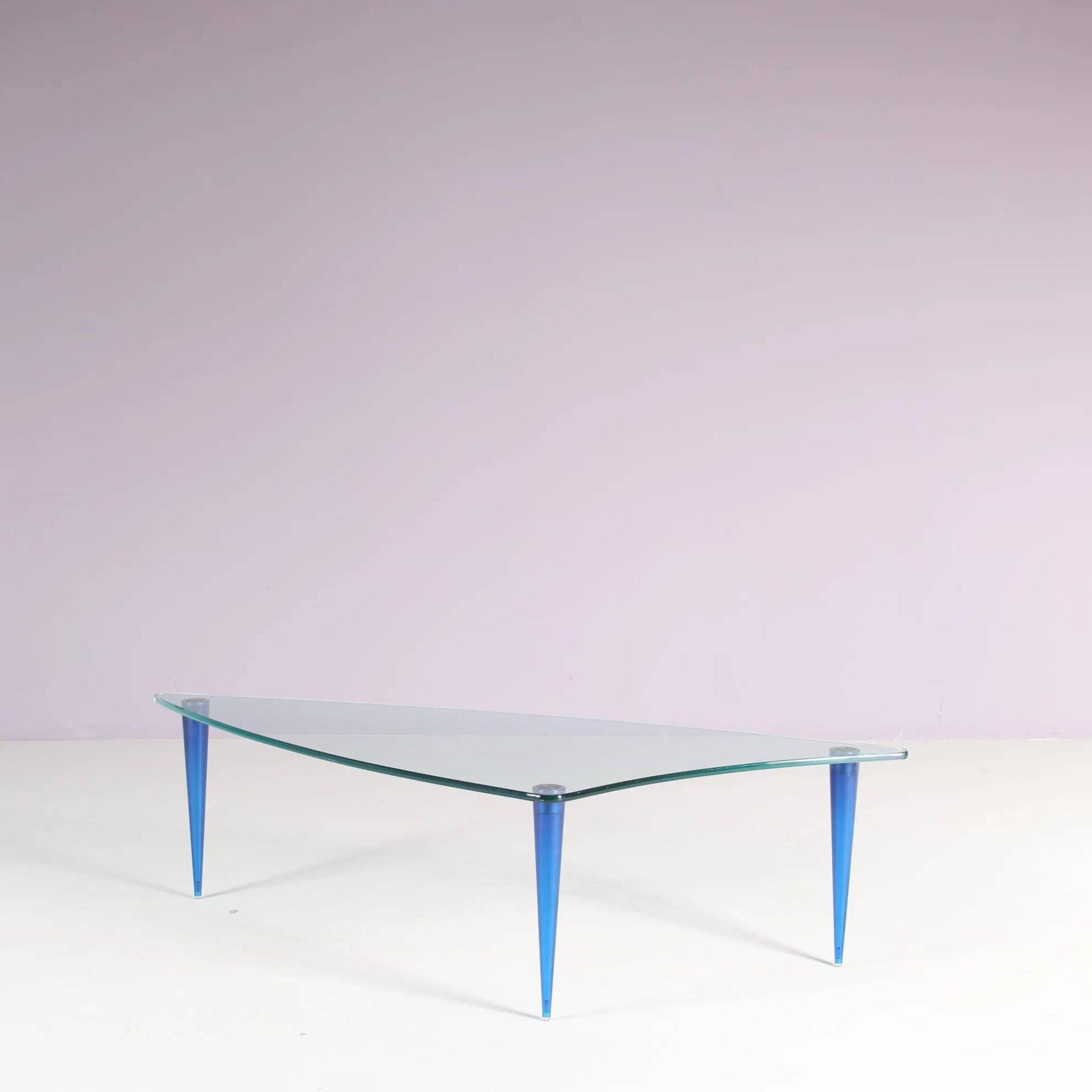 1980s “Lobachevsky” coffee table designed by Isao Hosoe for Tonelli, Italy
