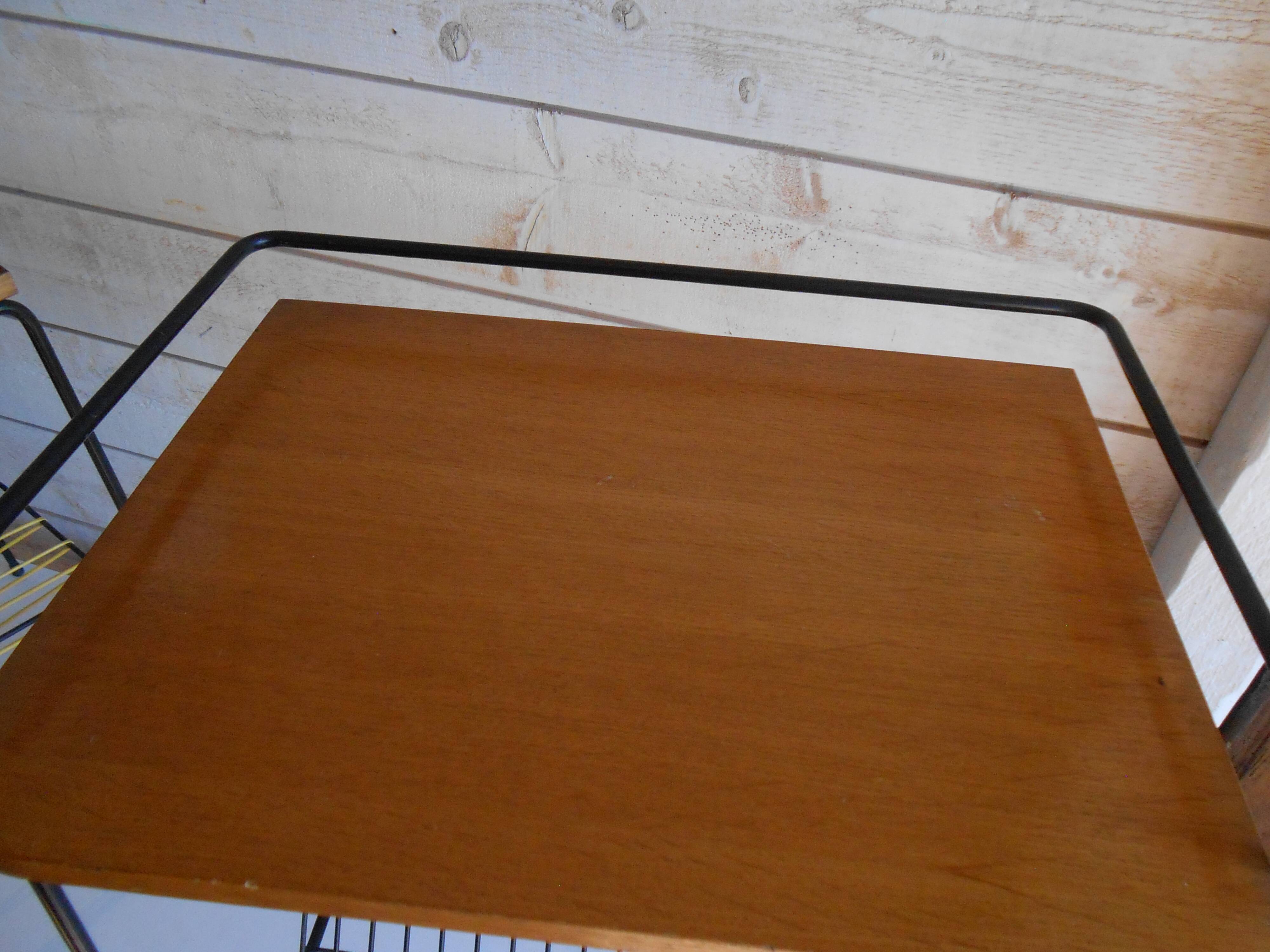 Bedside tables in scoubidou from the 50s, 60s