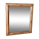 Old mirror in gilded wood Louis XVI style, 97 x 84 cm