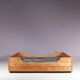 1970s pine wooden bed from Finland