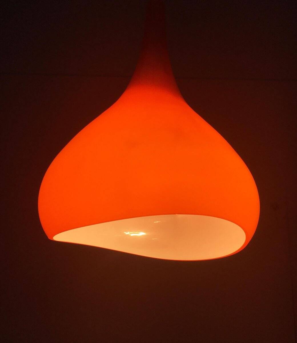 Krokus P1061 pendant lamp, mid-century Danish by Sigvard Bernadotte and Acton Bjørn for Nordisk Solar.