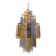 21st Century Multicolored "Squared" Murano Glass Chandelier