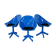 3 chairs "space Age", resin and steel, France, circa 1970.