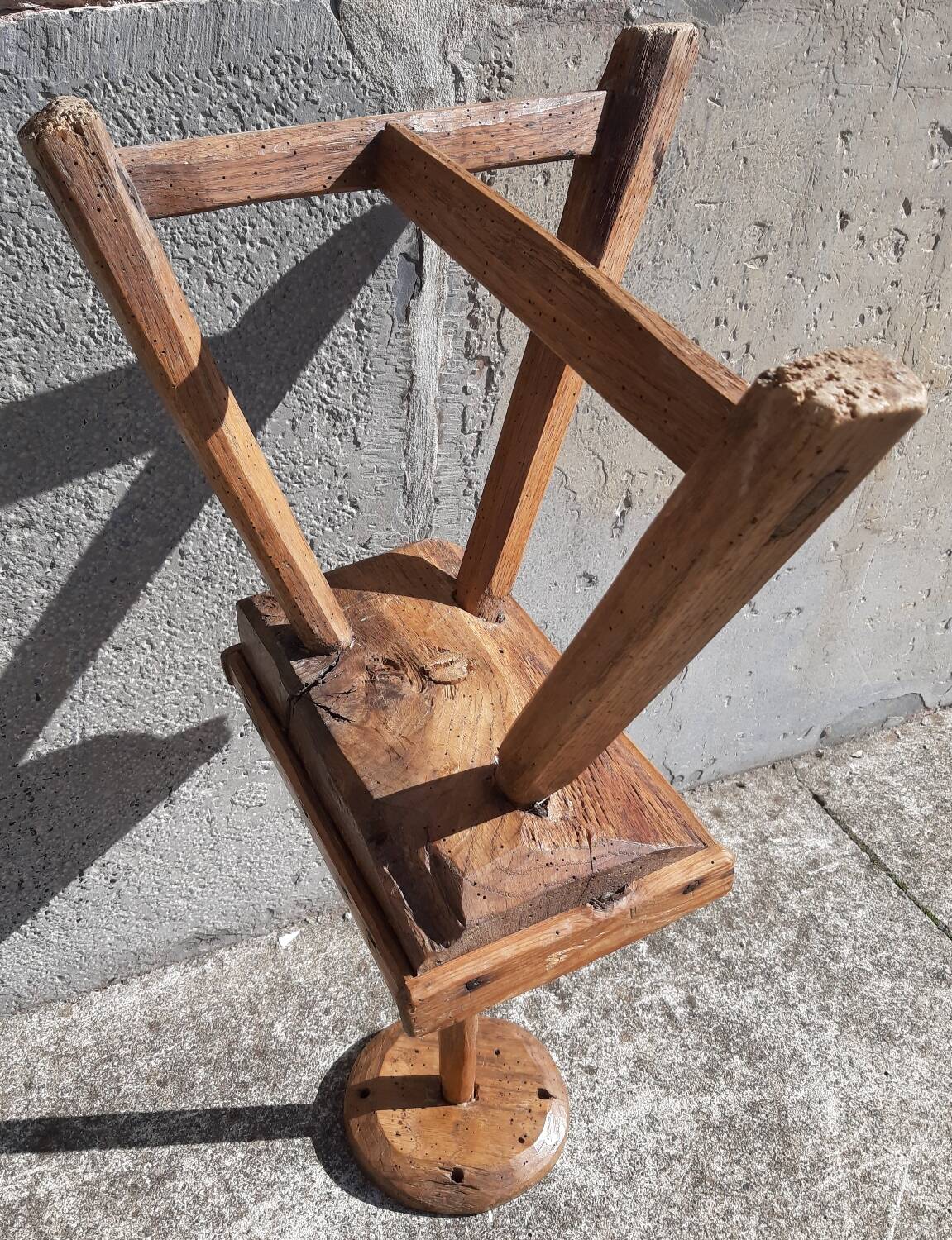 Tripode en bois massif
