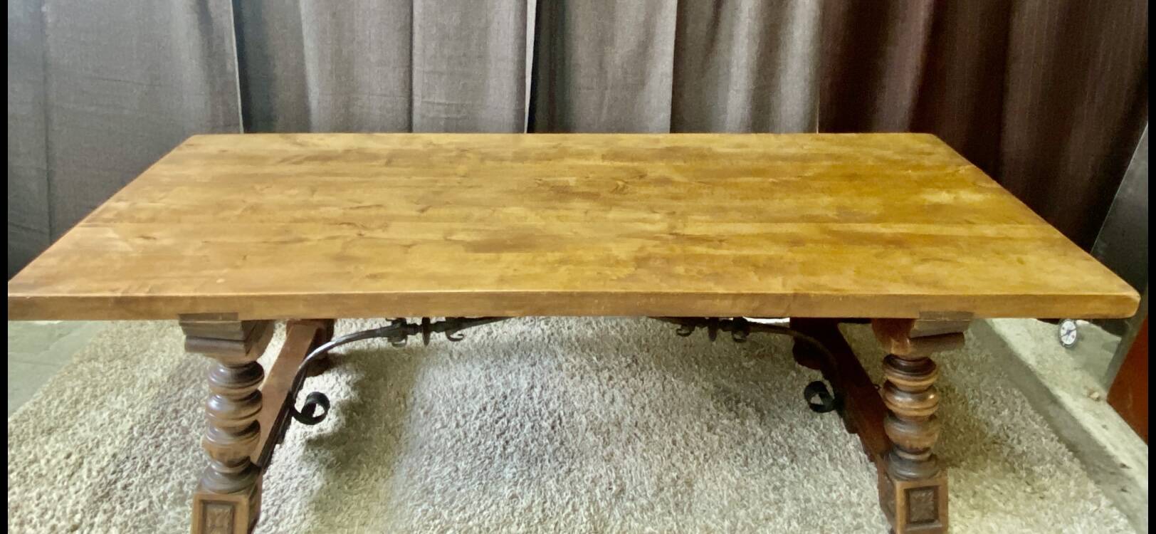 Spanish style dining table