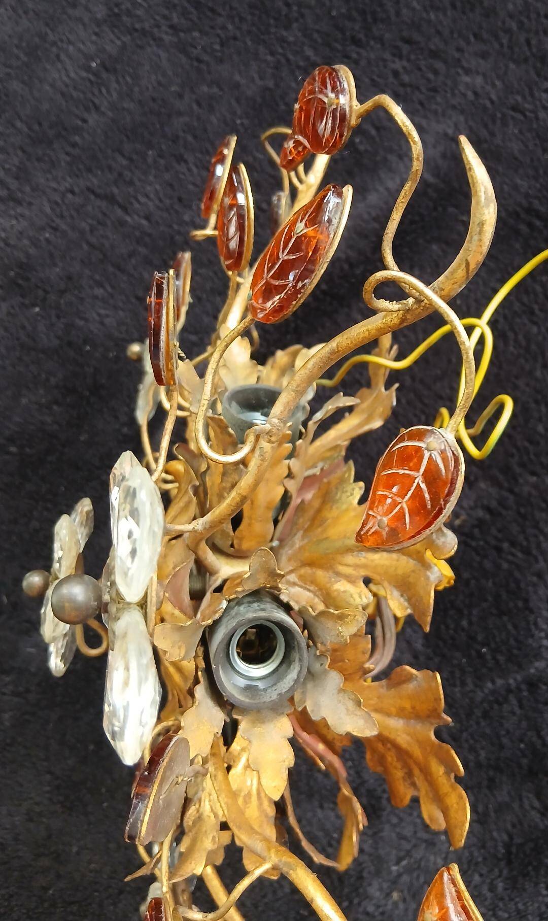 Florentine Ceiling Light Fixture Banci Firenze 1970s Maison Bagues Design it
