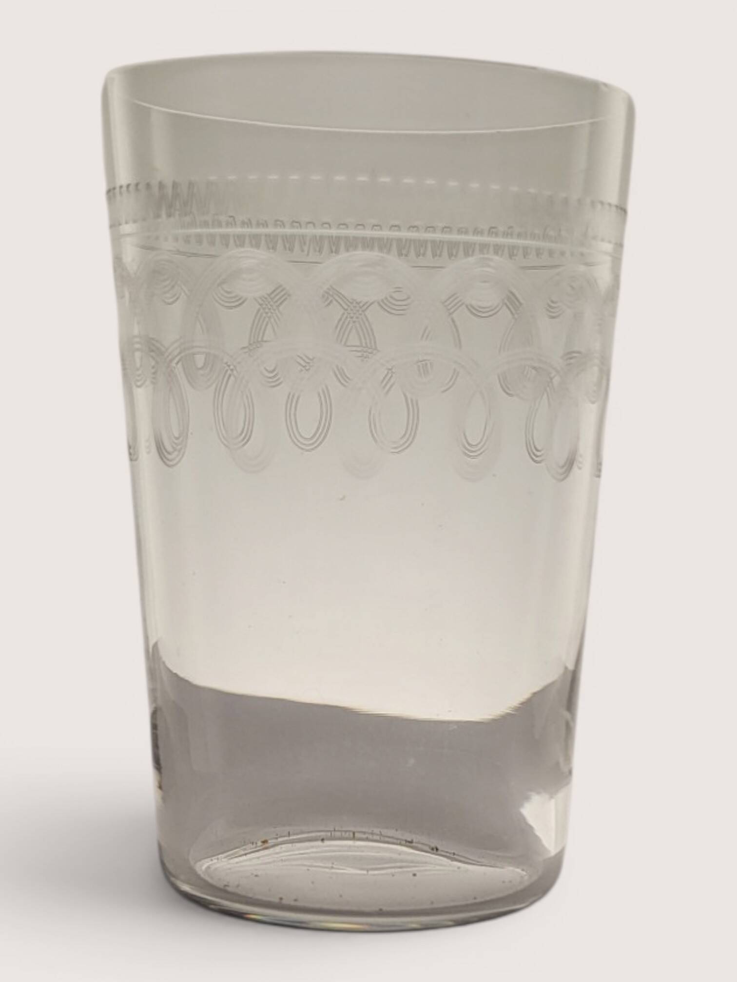 5 water glasses / crystal goblets