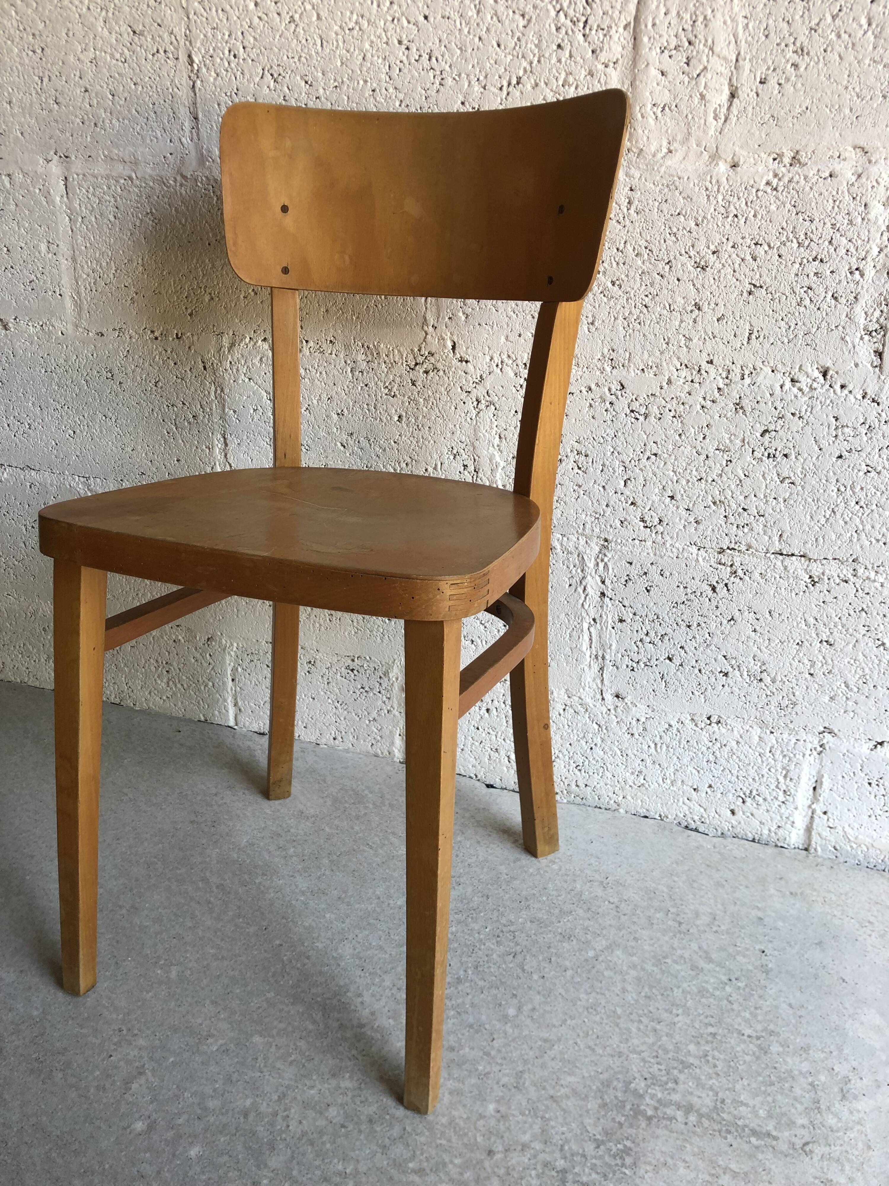 3 chaises bistrot Thonet