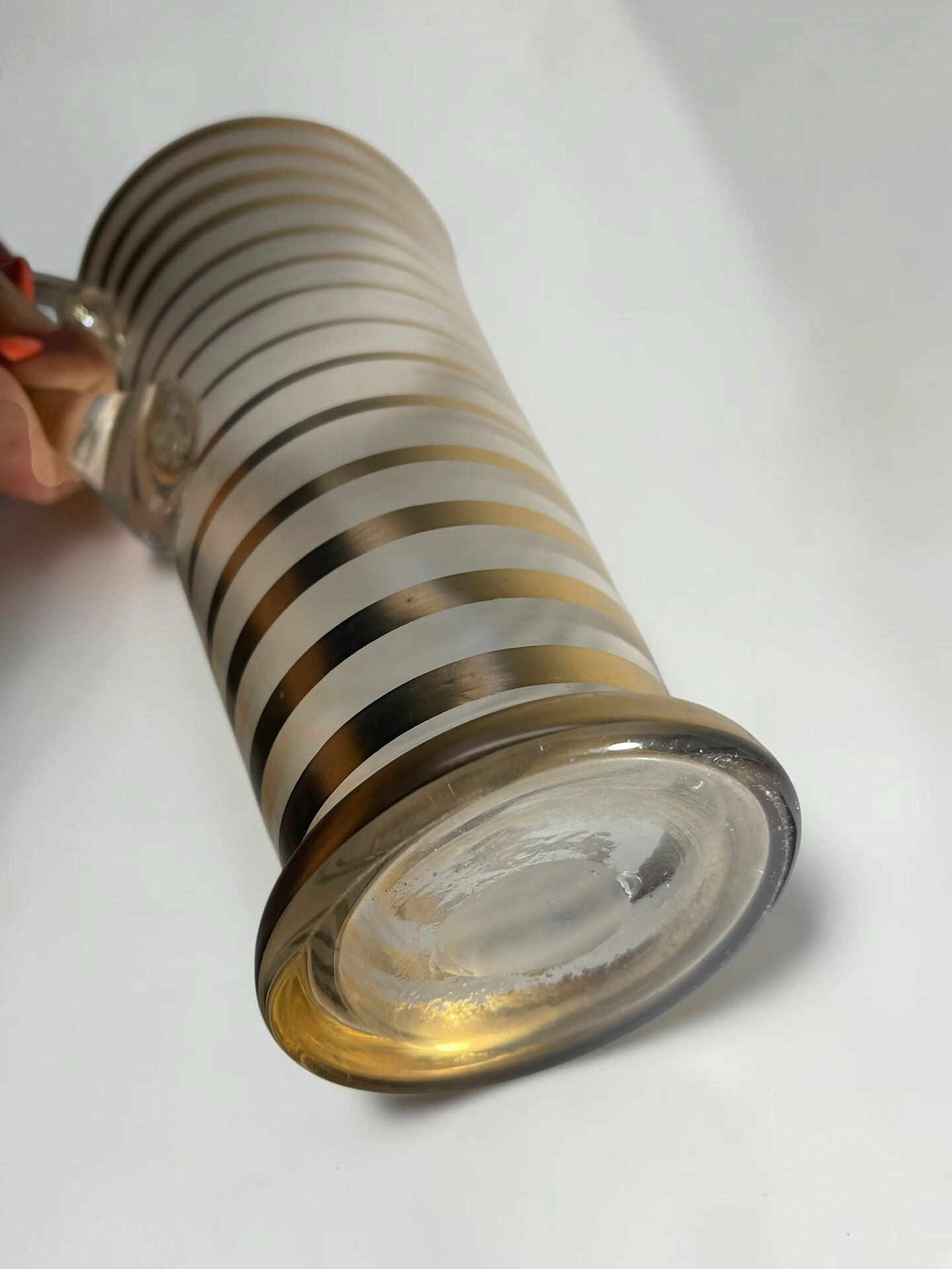 Pichet vintage en verre