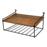 60s 70s teak shelf wall shelf telephone shelf string shelf Danish design