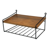 60s 70s teak shelf wall shelf telephone shelf string shelf Danish design