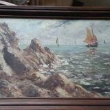 Painting on wood Pierre Arnaud