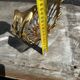 Centre de table / vide poche vintage cristal cofrac transparent et or - 60´