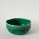 Small ceramic salad bowl / bowl, green, Gien, 1950