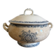 Fruit bowl in Creil and Montereau ironstone, Guirlande model.