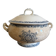 Fruit bowl in Creil and Montereau ironstone, Guirlande model.