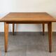 Vintage oak table from the 1950s.