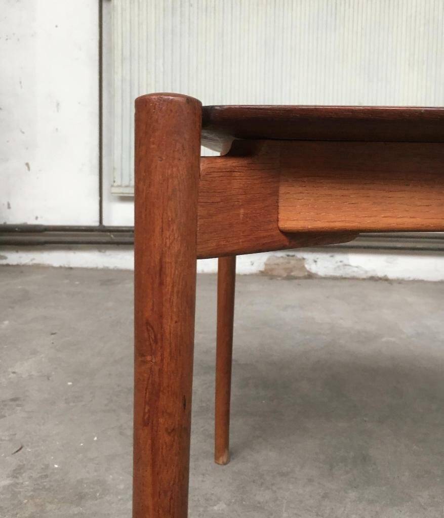 Mid-century German coffee table series 400 in teak by Hartmut Lohmeyer for Wilkhahn, 1950s.