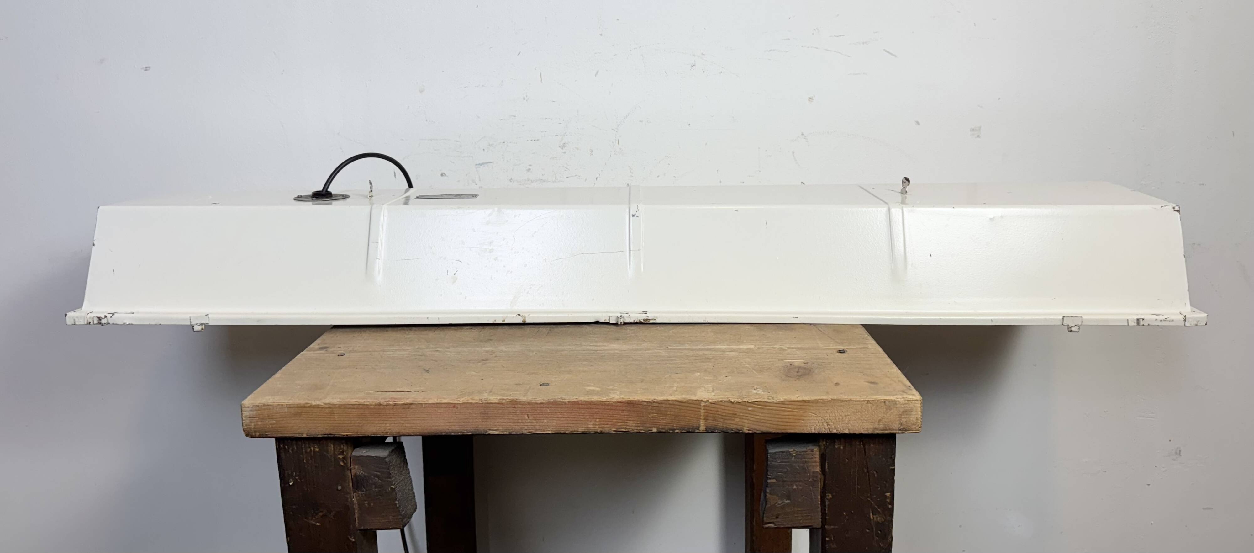 Beige Industrial Hanging Tube Light from Famor , 1970s