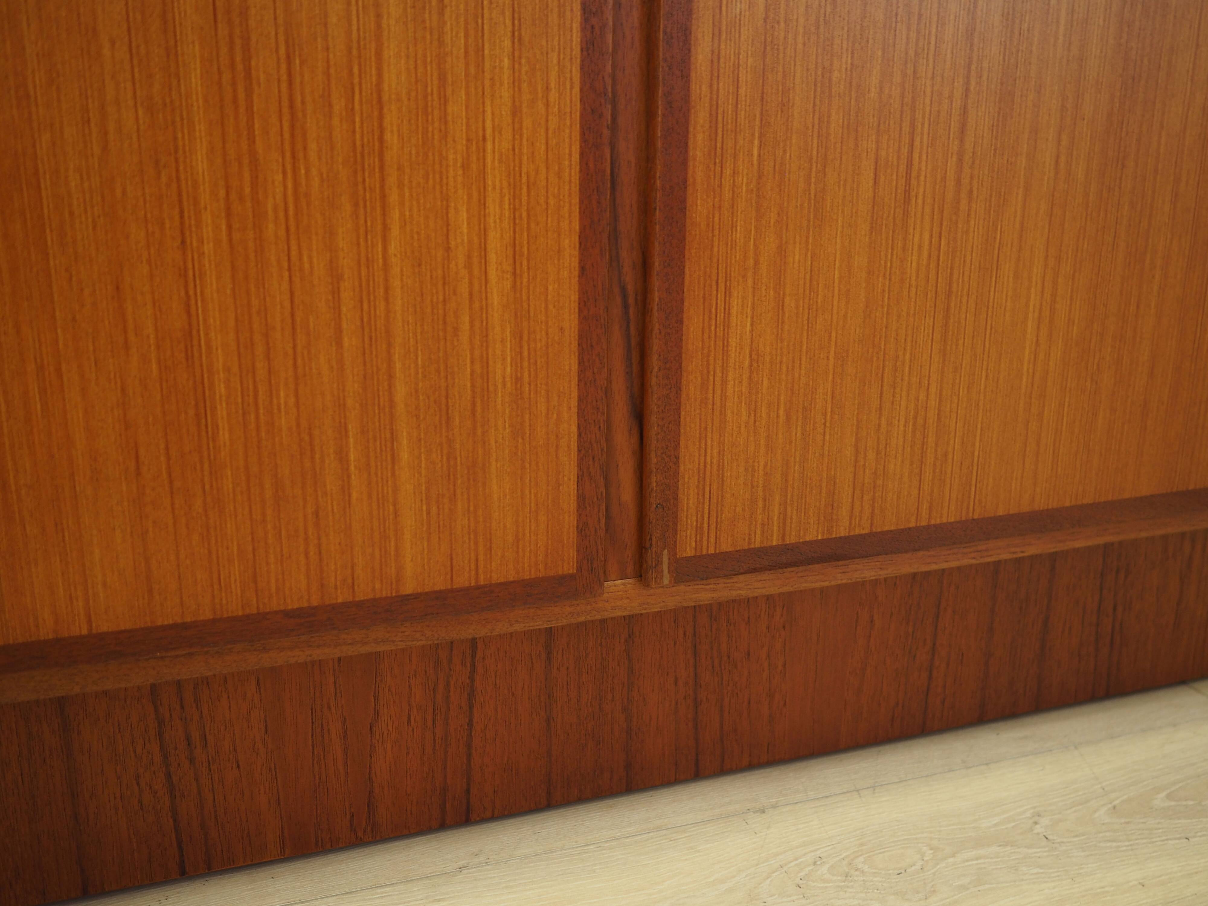 Teak wardrobe, Danish design, 1970s, manufacturer: Omann Jun