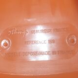 Vintage Stamp Orange Stool