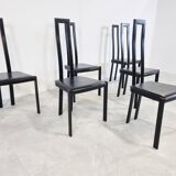 Vintage postmodern dining chairs, 1980s