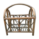 Bamboo magazine rack, 1970s