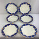 6 Flat plates Vintage france Badonviller