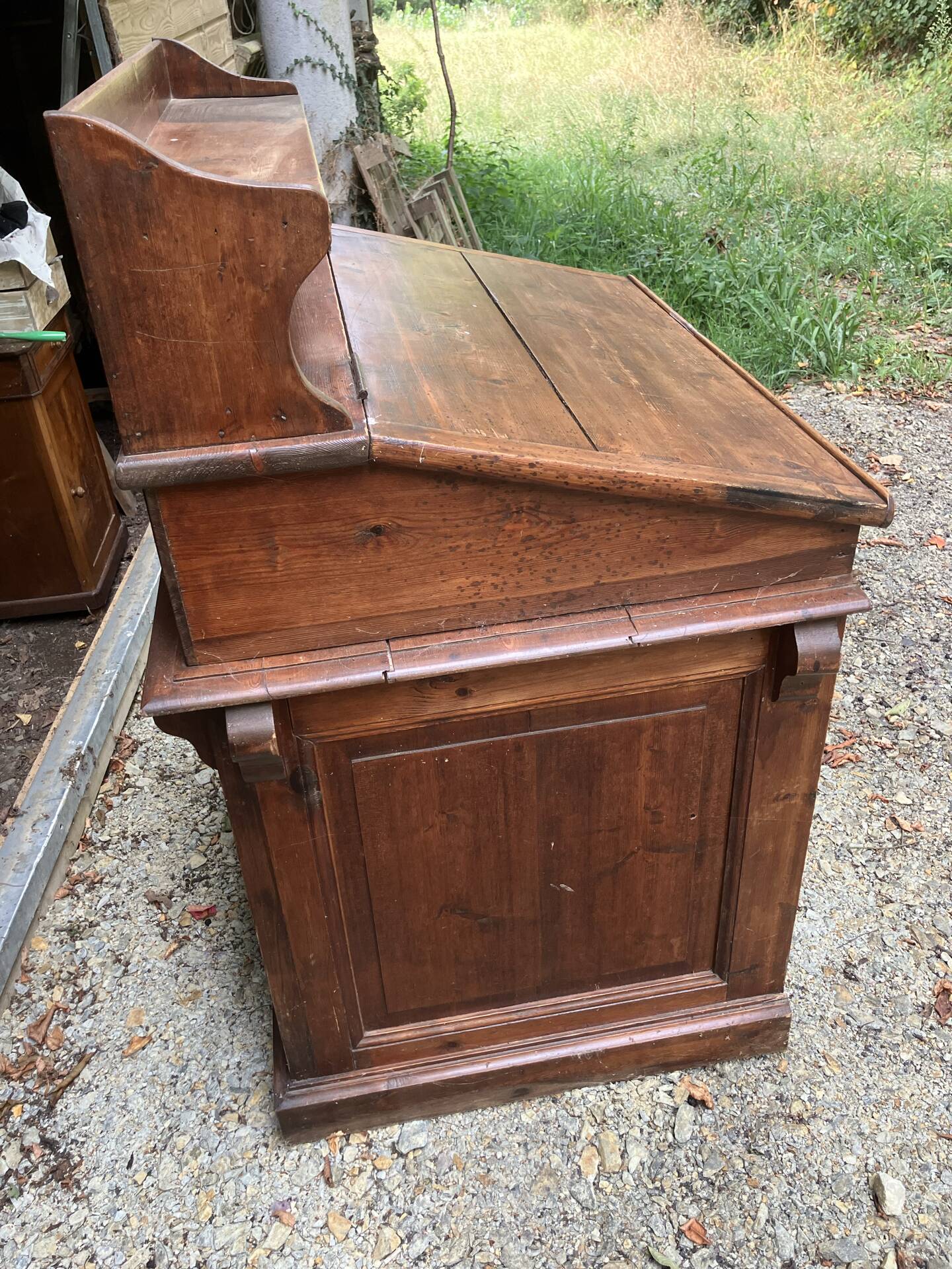 Petit comptoir bureau vintage