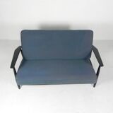Vintage design bench from the 1960s in the style of Viko Baumritter