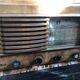 Old Radio TSF CRISLER Wood + Bakelite Buttons Vintage Hifi Decoration