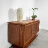 Vintage art deco wooden enfilade with drawers