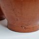 Pair of glazed terracotta jars, 26 cm