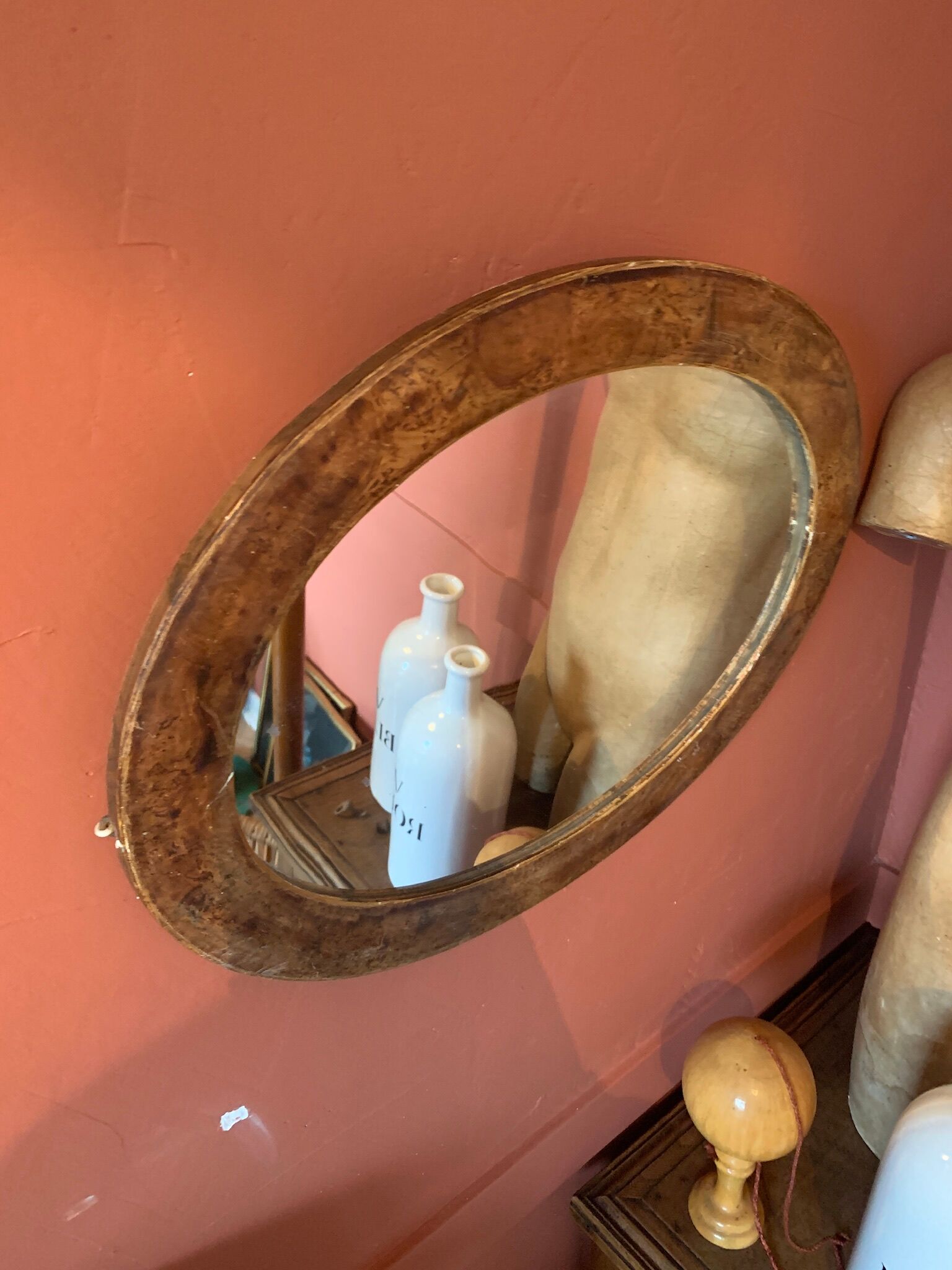 Oval mirror
