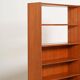 Bibliothèque en teck scandinave, années 1960