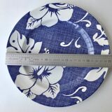 Lot of two plates Hibiscus
