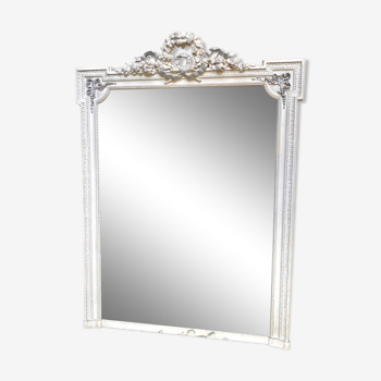 Miroir trumeau ancien noeud 160x119cm