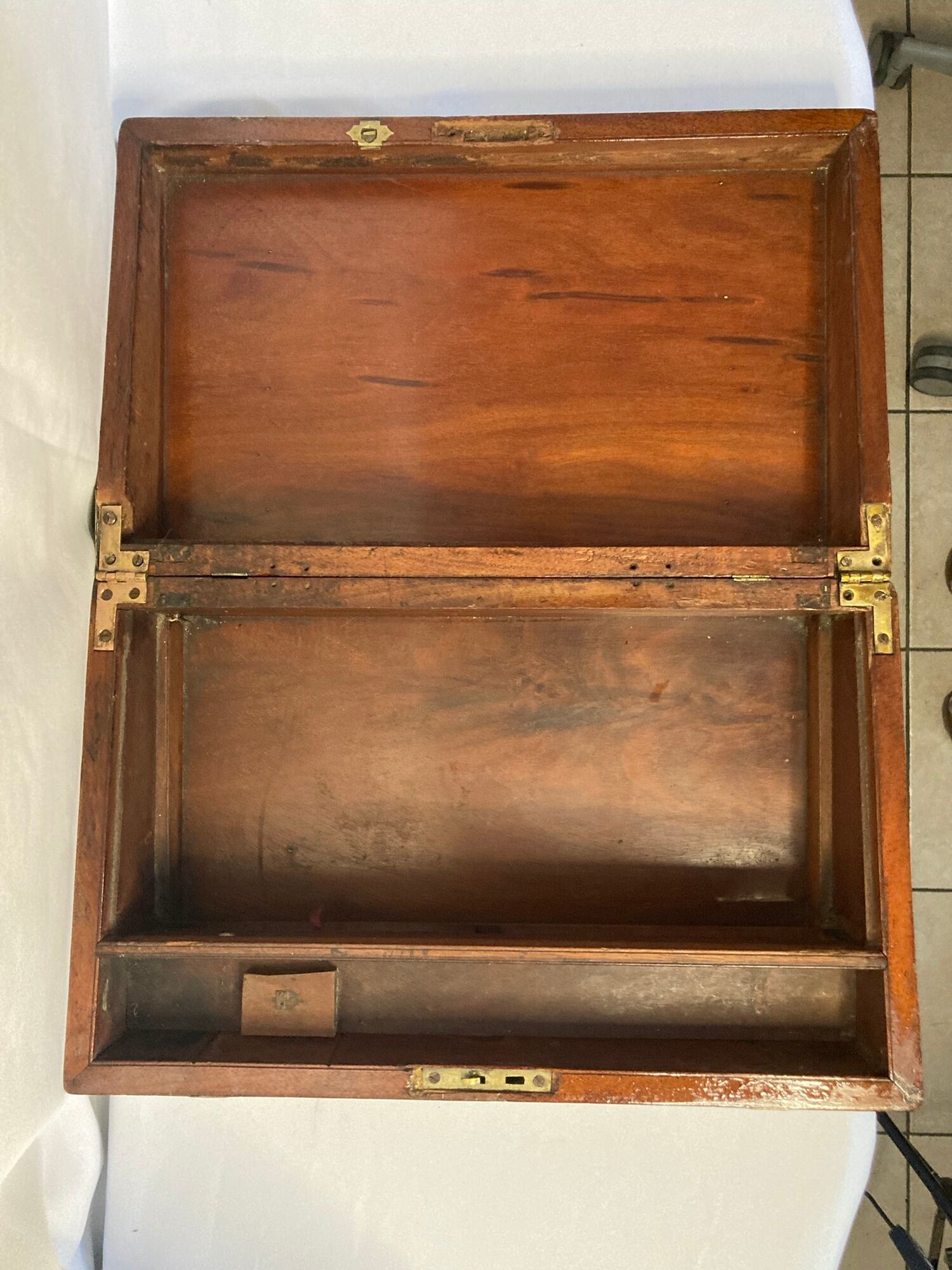 Former mahogany naval officer writing machinery Empire late nineteenth century