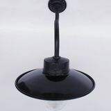 Antique enamelled outdoor courtyard lamp
