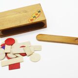 Boite en bois à jeux