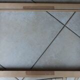 Wooden frame of black and gold color 63x46 cm