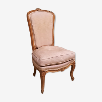 Louis xv style upholstered low chair