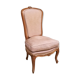 Louis xv style upholstered low chair